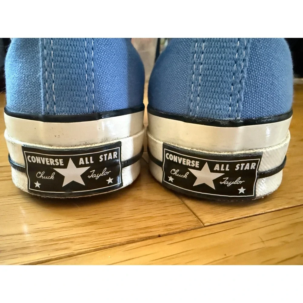 Converse Chuck 70 Hi Top University Blue Canvas Sneakers Mens 7.5 Womens 9 - Picture 3 of 11